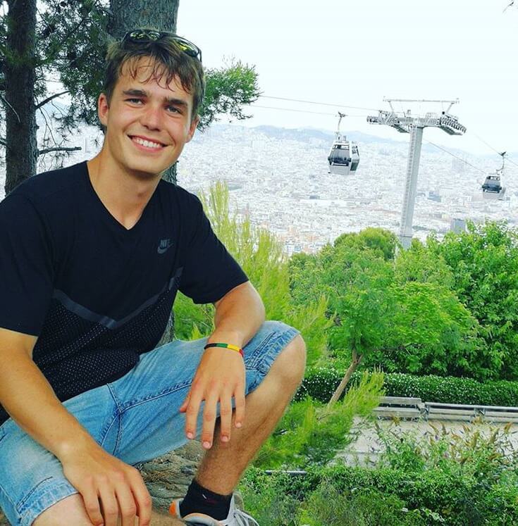 Montjuïc med udsigt over Barcelona interrail