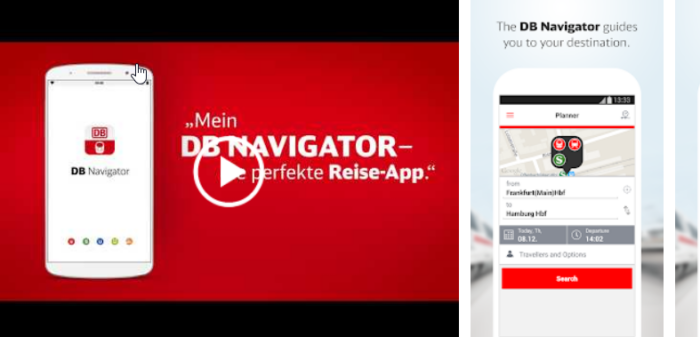 Bahn app - Interrailguide.dk