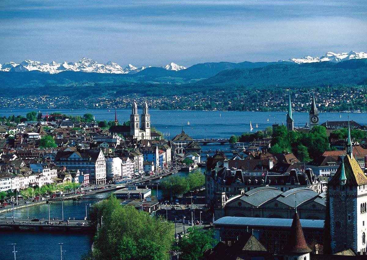 Togrejse til Zürich