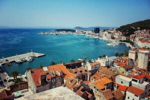 Togrejse til Split i Kroatien
